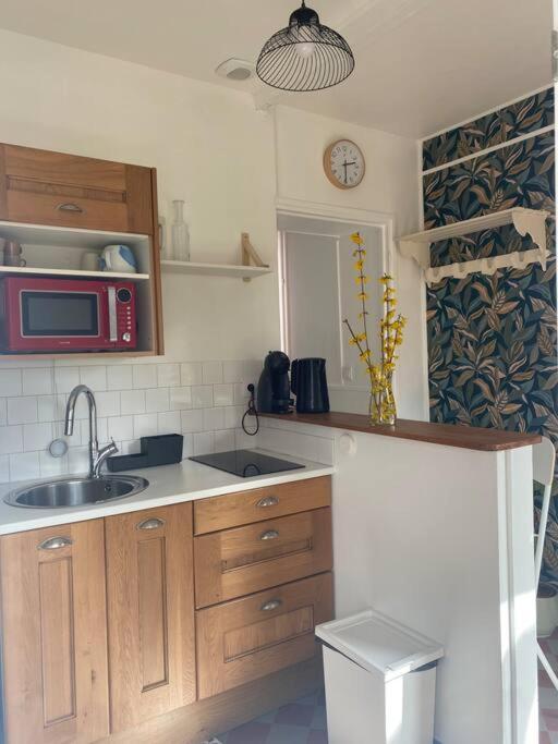 Studio Epicea Avec Jardin Dans Charmante Propriete Mery-sur-Oise Bagian luar foto